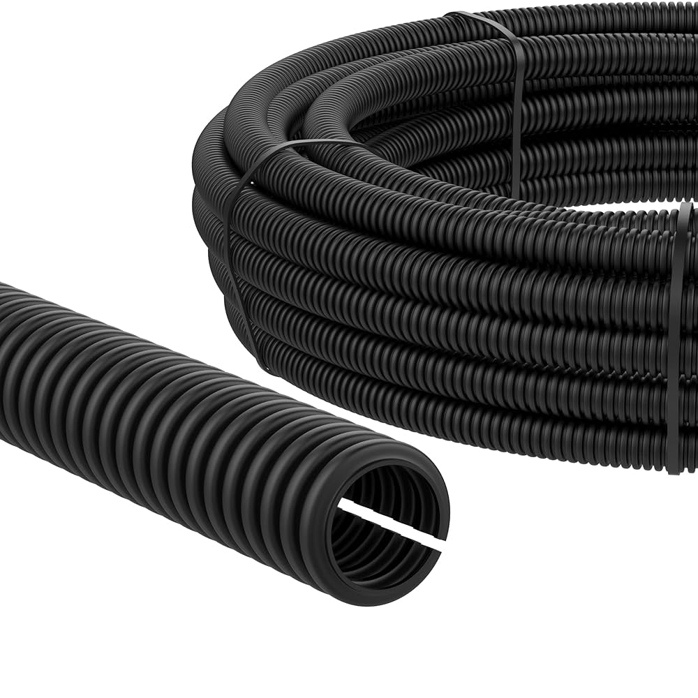 Gaine flexible noir 22mm